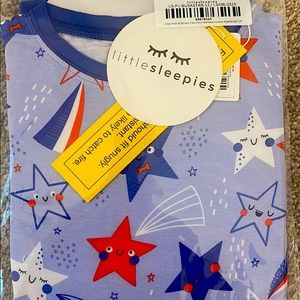 Blue Stars & Stripes 2pc Little Sleepies